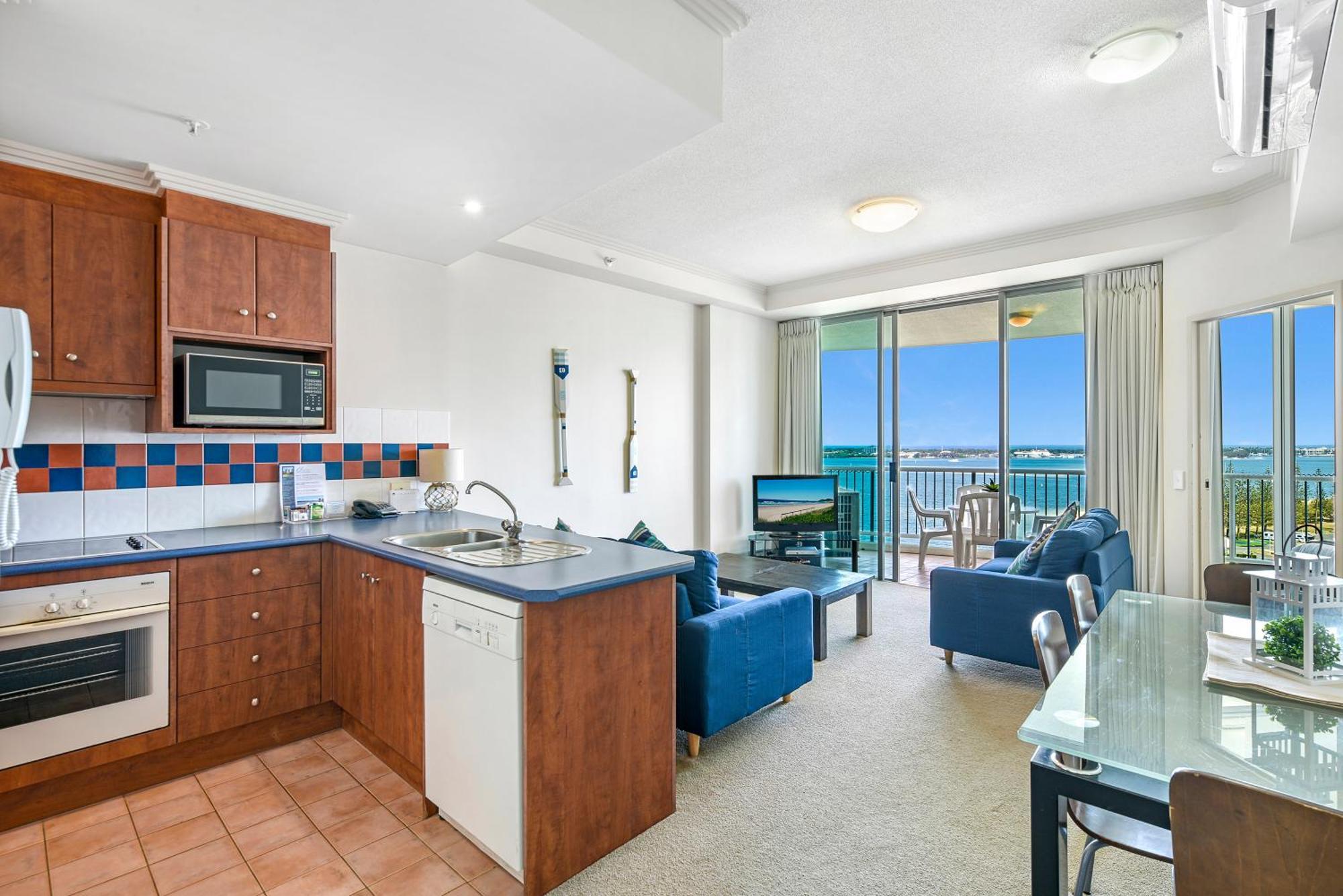 Standard Two-Bedroom Apartment with Water View