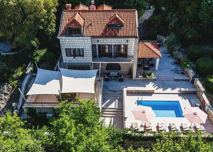 City Beach Villa With Pool And Sea View Dubrovnik